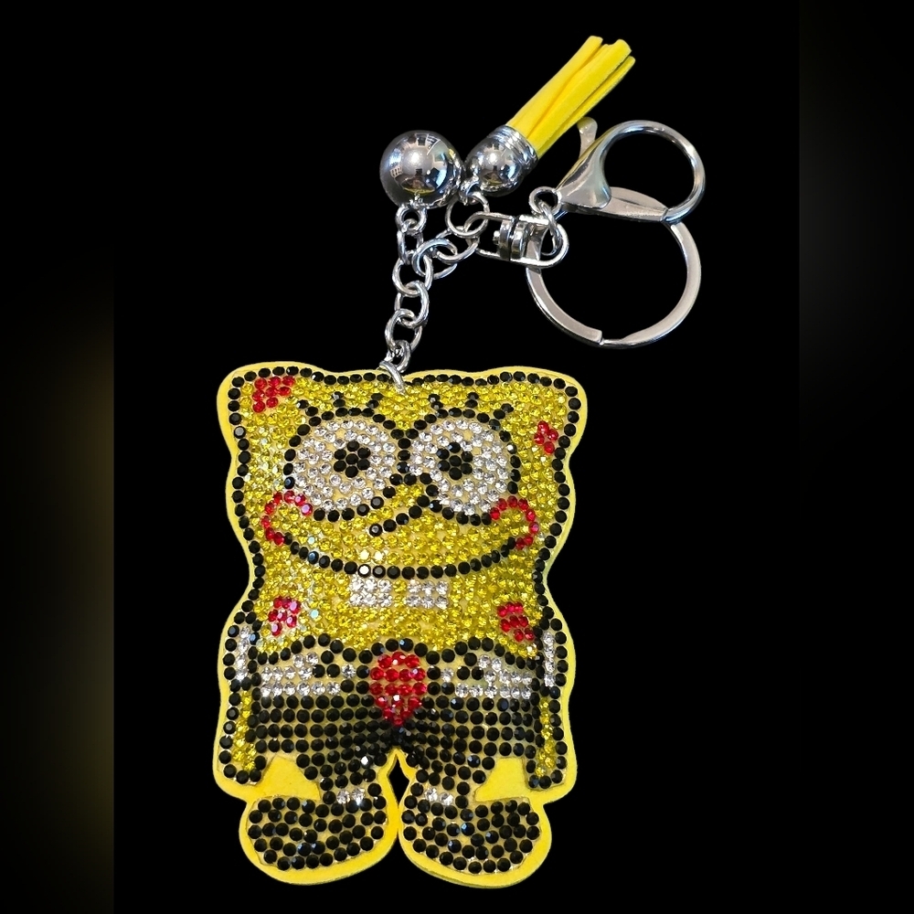 Spongebob Character Bag Charm Keychain